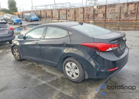2016 Hyundai Elantra Se z USA, uszkodzony, nr VIN 5NPDH4AE4GH729580